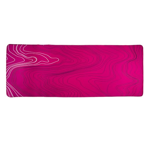 lachineuse XXL-Mauspad – Topografische Karte – Rot – 800 x 300 x 3 mm – originelle Deko – rutschfest und wasserfest – Büro – Geschenkidee Japan Asien lachineuse XXL-Mauspad – Topografische Karte – Rot – 800 x 300 x 3 mm – originelle Deko – rutschfest und wasserfest – Büro – Geschenkidee Japan Asien von lachineuse