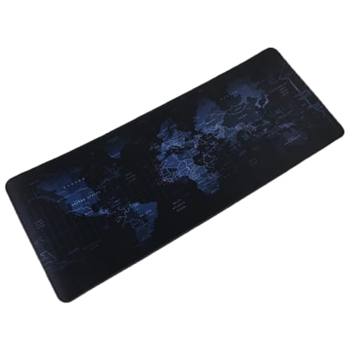 lachineuse XXL-Mauspad – Weltkarte – Schwarz & Blau – 800 x 300 x 3 mm – japanische Deko – rutschfest und wasserfest – Büro – Geschenkidee Japan Asien lachineuse XXL-Mauspad – Weltkarte – Schwarz & Blau – 800 x 300 x 3 mm – japanische Deko – rutschfest und wasserfest – Büro – Geschenkidee Japan Asien von lachineuse