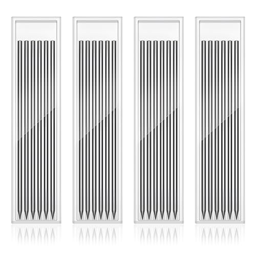 lafomukea Bleistiftminen, 24 Stück Tischler Bleistift Ersatzminen, 2,8 mm Solide Bleistiftminen für Architekten Holzbau Bau, Bauen von lafomukea