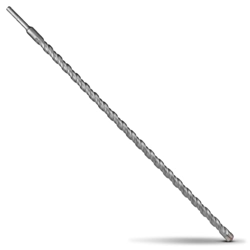 LALAGO 20x600mm SDS Plus Bohrer, Steinbohrer Stahlbeton Lang, Profi Holzspalter Bohrer mit 4 Hartmetall Schneiden und Vierschneidig Doppelwendel, Hammerbohrer, Schlagbohrer für Naturstein Ziegelmauer von lalago