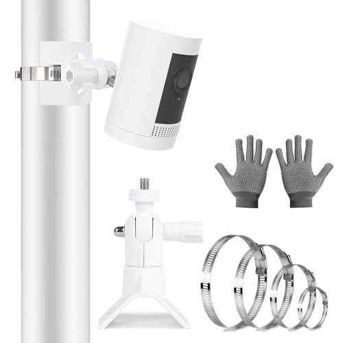 LALAGO Masthalterung Halterung für Außenkamera Akku (Stick Up Cam/Pro), Halterung für Innenkamera (Indoor Cam), Masthalterung Pole für Spotlight Kamera/Plus/Pro Überwachungskamera & Solarpanel (1 Pcs) von lalago