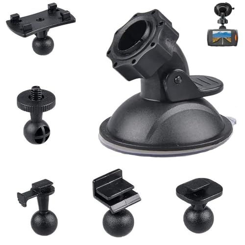Auto Saugnapf Dash Cam Kameras Winkel Autohalterung Fuer Dashcam Halterung für Auto-Videorecorder an Windschutzscheibe und Armaturenbretthalterung,360-Grad-drehbare Autokamera-Saugnapfhalterung von landscape lights2K