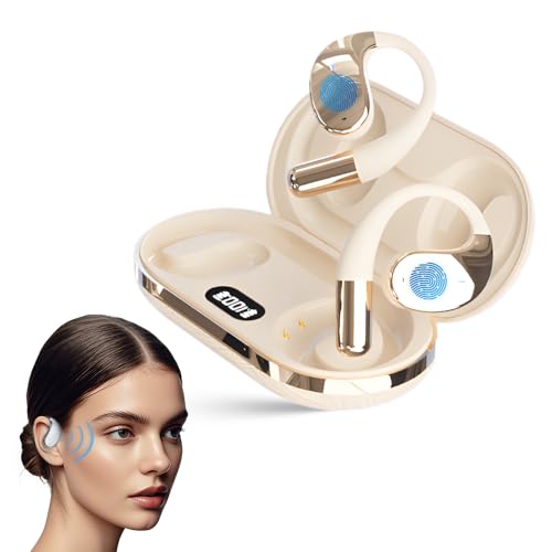 laocaf Übersetzer Kopfhörer, Neue Intelligente Übersetzer-Ohrhörer, Leichtes On-Ear, Intelligente Geräuschunterdrückung, Bluetooth-Headset, Geeignet für Sport, Meetings und Lernen (Roségold) von laocaf