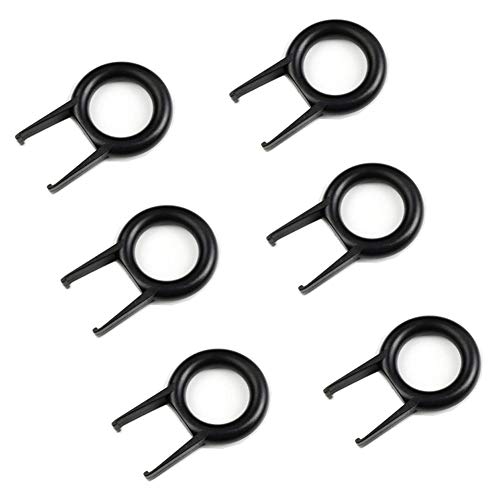 Mechanische Tastaturkappen-Abzieher für mechanische Tastaturen, Schwarz, 6 Stück Mechanische Tastaturkappen-Abzieher für mechanische Tastaturen, Schwarz, 6 Stück von lasenersm