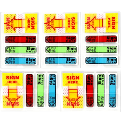 lasuroa 500st/5 Boxen Pfeil Tabs, Hier Unterschreiben Aufkleber mit Spenderpfeil Sign Here Aufkleber Sign Here Tabs Hier Unterschreiben Einfach zu Versenden für Notarbücher in Der Schule Oder im Büro lasuroa 500st/5 Boxen Pfeil Tabs, Hier Unterschreiben Aufkleber mit Spenderpfeil Sign Here Aufkleber Sign Here Tabs Hier Unterschreiben Einfach zu Versenden für Notarbücher in Der Schule Oder im Büro von lasuroa