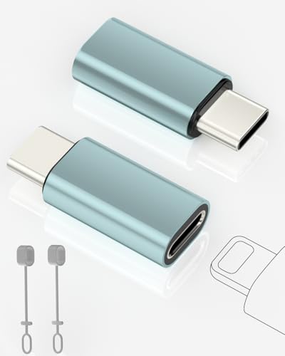 2 Pack Lightning zu USB C Adapter für iPhone 15/16/16 Pro/16 Plus/Pro Max, Samsung S24, Unterstützung von Laden und Datenübertragung, Typ C Ladekabel, Nicht für Audio/OTG/Kopfhörer/Square Reader 2 Pack Lightning zu USB C Adapter für iPhone 15/16/16 Pro/16 Plus/Pro Max, Samsung S24, Unterstützung von Laden und Datenübertragung, Typ C Ladekabel, Nicht für Audio/OTG/Kopfhörer/Square Reader von layajia
