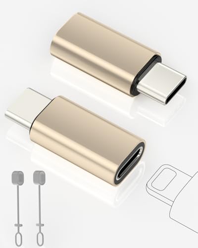 2 Pack Lightning zu USB C Adapter für iPhone 15/16/16 Pro/16 Plus/Pro Max, Samsung S24, Unterstützung von Laden und Datenübertragung, Typ C Ladekabel, Nicht für Audio/OTG/Kopfhörer/Square Reader 2 Pack Lightning zu USB C Adapter für iPhone 15/16/16 Pro/16 Plus/Pro Max, Samsung S24, Unterstützung von Laden und Datenübertragung, Typ C Ladekabel, Nicht für Audio/OTG/Kopfhörer/Square Reader von layajia