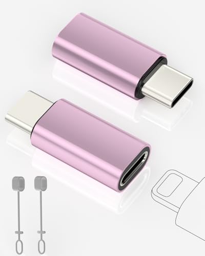 2 Pack Lightning zu USB C Adapter für iPhone 15/16/16 Pro/16 Plus/Pro Max, Samsung S24, Unterstützung von Laden und Datenübertragung, Typ C Ladekabel, Nicht für Audio/OTG/Kopfhörer/Square Reader 2 Pack Lightning zu USB C Adapter für iPhone 15/16/16 Pro/16 Plus/Pro Max, Samsung S24, Unterstützung von Laden und Datenübertragung, Typ C Ladekabel, Nicht für Audio/OTG/Kopfhörer/Square Reader von layajia