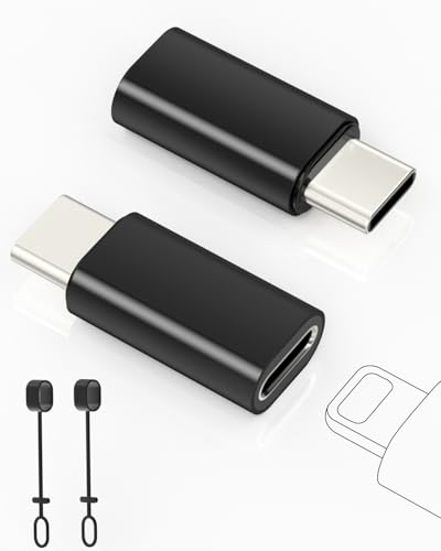 2 Pack Lightning zu USB C Adapter für iPhone 15/16/16 Pro/16 Plus/Pro Max, Samsung S24, Unterstützung von Laden und Datenübertragung, Typ C Ladekabel, Nicht für Audio/OTG/Kopfhörer/Square Reader 2 Pack Lightning zu USB C Adapter für iPhone 15/16/16 Pro/16 Plus/Pro Max, Samsung S24, Unterstützung von Laden und Datenübertragung, Typ C Ladekabel, Nicht für Audio/OTG/Kopfhörer/Square Reader von layajia