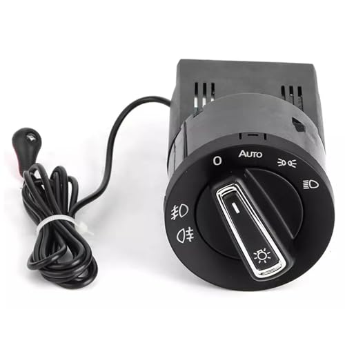 lcyen Scheinwerferschalter mit Lichtsensormodul Automatischer Lichtschalter für VW Golf Mk4 4 Bora Jetta Passat Polo Scheinwerferschalter 1C0941531A 1C0941531 von lcyen