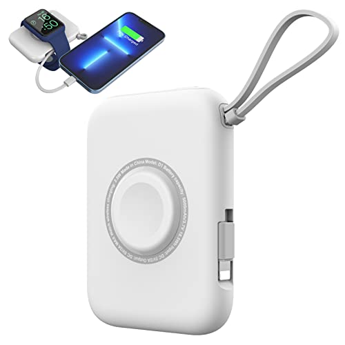 leQuiven Induktive Ladestation für Apple, 5000 mAh Tragbares Ladegerät kompatibel mit iPhone 15/14/13/12 Serie, Kabelloses Ladestation für iWatch 9/8/7/6/5/4/3/2/1/SE leQuiven Induktive Ladestation für Apple, 5000 mAh Tragbares Ladegerät kompatibel mit iPhone 15/14/13/12 Serie, Kabelloses Ladestation für iWatch 9/8/7/6/5/4/3/2/1/SE von leQuiven