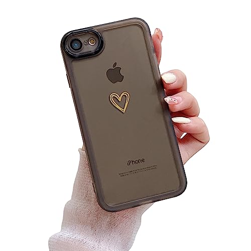 leobray Kompatibel mit iPhone 7 Hülle, iPhone 8 Hülle, iPhone SE 2020/SE 2022 Hülle für Frauen Mädchen, süßes goldenes Herzmuster-Design, schlanke, weiche, schützende, stoßfeste Silikon-Handyhülle, leobray Kompatibel mit iPhone 7 Hülle, iPhone 8 Hülle, iPhone SE 2020/SE 2022 Hülle für Frauen Mädchen, süßes goldenes Herzmuster-Design, schlanke, weiche, schützende, stoßfeste Silikon-Handyhülle, von leobray