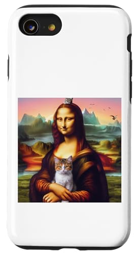 mona lisa katze Hülle für iPhone SE (2020) / 7 / 8 von leonardo da vinci