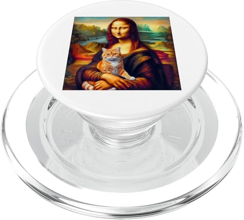 mona lisa katze PopSockets PopGrip für MagSafe mona lisa katze PopSockets PopGrip für MagSafe von leonardo da vinci