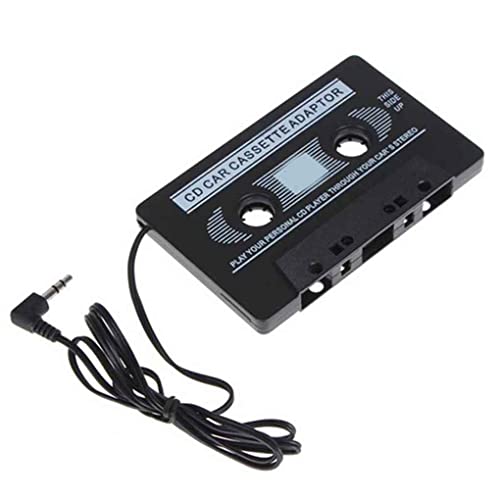 lerwliop Auto Kassetten Band Mini Kunststoff Audio Stereo Adapter 3,5 mm Hilfskabel Konverter MP3 CD Player Smartphone Musikzubehör von lerwliop