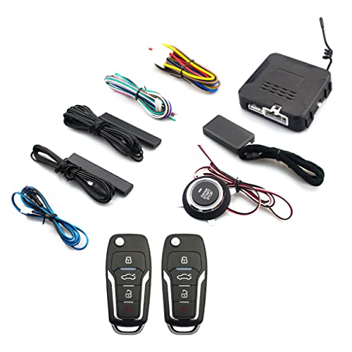 lerwliop Universal Car Intelligent Keyless Entry Alarmsysteme Fahrzeug Fernbedienung Start Controller Upgrade Zubehör, Typ B lerwliop Universal Car Intelligent Keyless Entry Alarmsysteme Fahrzeug Fernbedienung Start Controller Upgrade Zubehör, Typ B von lerwliop