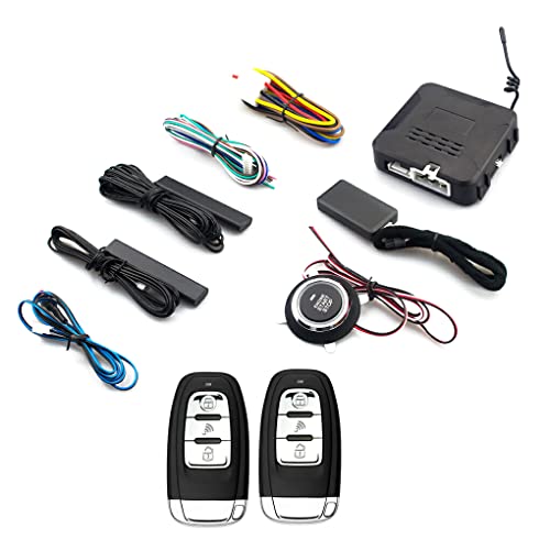 lerwliop Universal Car Intelligent Keyless Entry Alarmsysteme Fahrzeug Fernbedienung Start Controller Upgrade Zubehör, Typ C lerwliop Universal Car Intelligent Keyless Entry Alarmsysteme Fahrzeug Fernbedienung Start Controller Upgrade Zubehör, Typ C von lerwliop