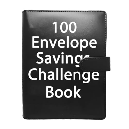 100 Envelope Saving Challenge | 100 Umschlag Geld Sparen Challenge | Sparbuch für Geld Challenge | A5 Geldspar Ordner Booklet | Geldspar Binder Budget Planner Leicht zu Sparen €5050 von leryveo
