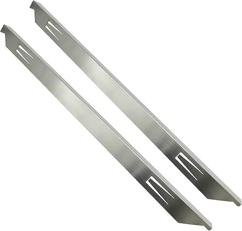Edelstahl-Herdabdeckungen, 58,4 cm, integrierte Lückenabdeckung, Lückenfüller für Küche zwischen Herd, für Küchendichtband, Spritzschutz, Dichtungen, 2 Stück Edelstahl-Herdabdeckungen, 58,4 cm, integrierte Lückenabdeckung, Lückenfüller für Küche zwischen Herd, für Küchendichtband, Spritzschutz, Dichtungen, 2 Stück von leteyes
