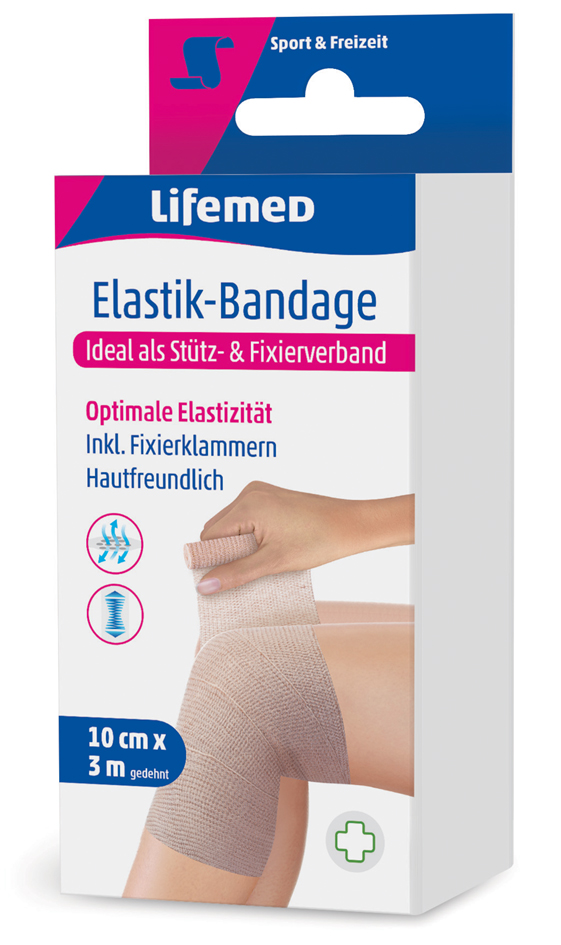 Lifemed Elastik-Bandage, hautfarben, 100 mm x 3,0 m Lifemed Elastik-Bandage, hautfarben, 100 mm x 3,0 m von lifemed