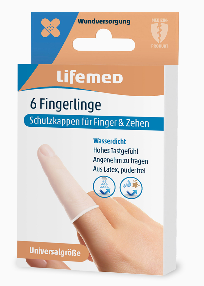 Lifemed Fingerlinge, Universalgröße, transparent Lifemed Fingerlinge, Universalgröße, transparent von lifemed
