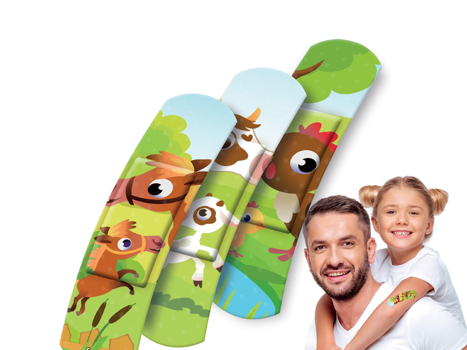 Lifemed Kinder-Pflaster-Strips , Farmtiere, , 40er Metallbox Lifemed Kinder-Pflaster-Strips , Farmtiere, , 40er Metallbox von lifemed