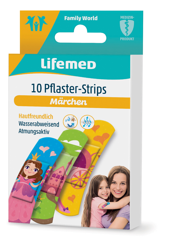 Lifemed Kinder-Pflaster-Strips , Märchen, , 10er von lifemed