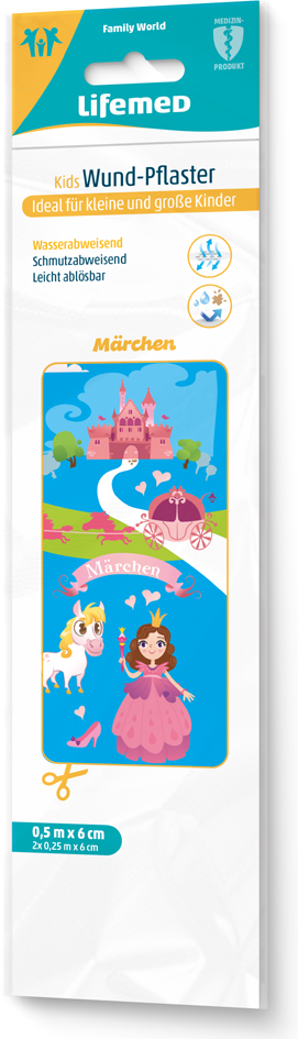 Lifemed Kinder-Wund-Pflaster , Märchen, , 500 mm x 60 mm Lifemed Kinder-Wund-Pflaster , Märchen, , 500 mm x 60 mm von lifemed