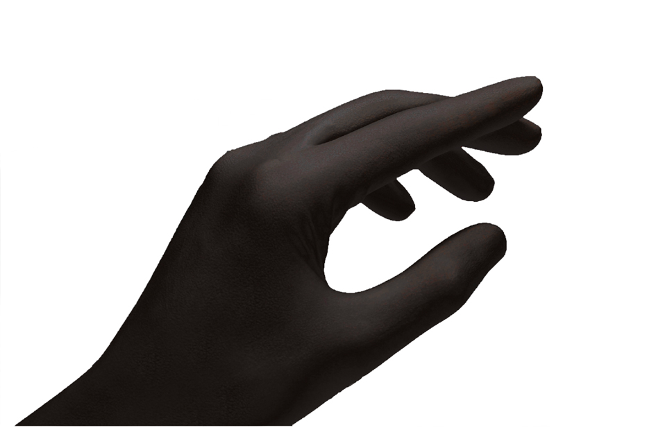 Lifemed Nitril-Handschuh, schwarz, puderfrei, Größe L Lifemed Nitril-Handschuh, schwarz, puderfrei, Größe L von lifemed