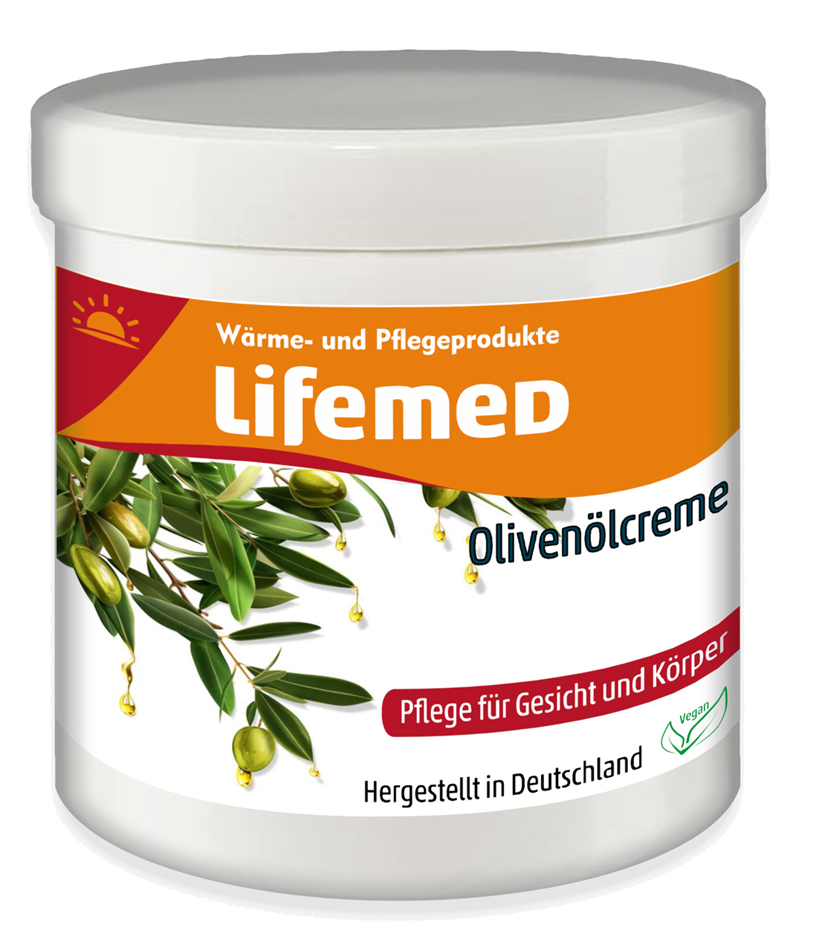 Lifemed Olivenölcreme, 250 ml Tiegel Lifemed Olivenölcreme, 250 ml Tiegel von lifemed