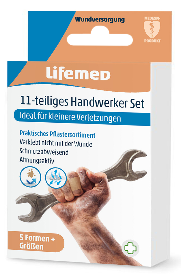 Lifemed Pflaster-Set , Handwerker, , 11-teilig Lifemed Pflaster-Set , Handwerker, , 11-teilig von lifemed