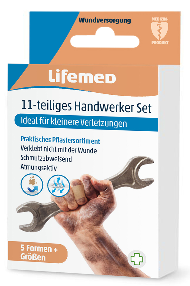 Lifemed Pflaster-Set , Handwerker, , 11-teilig von lifemed