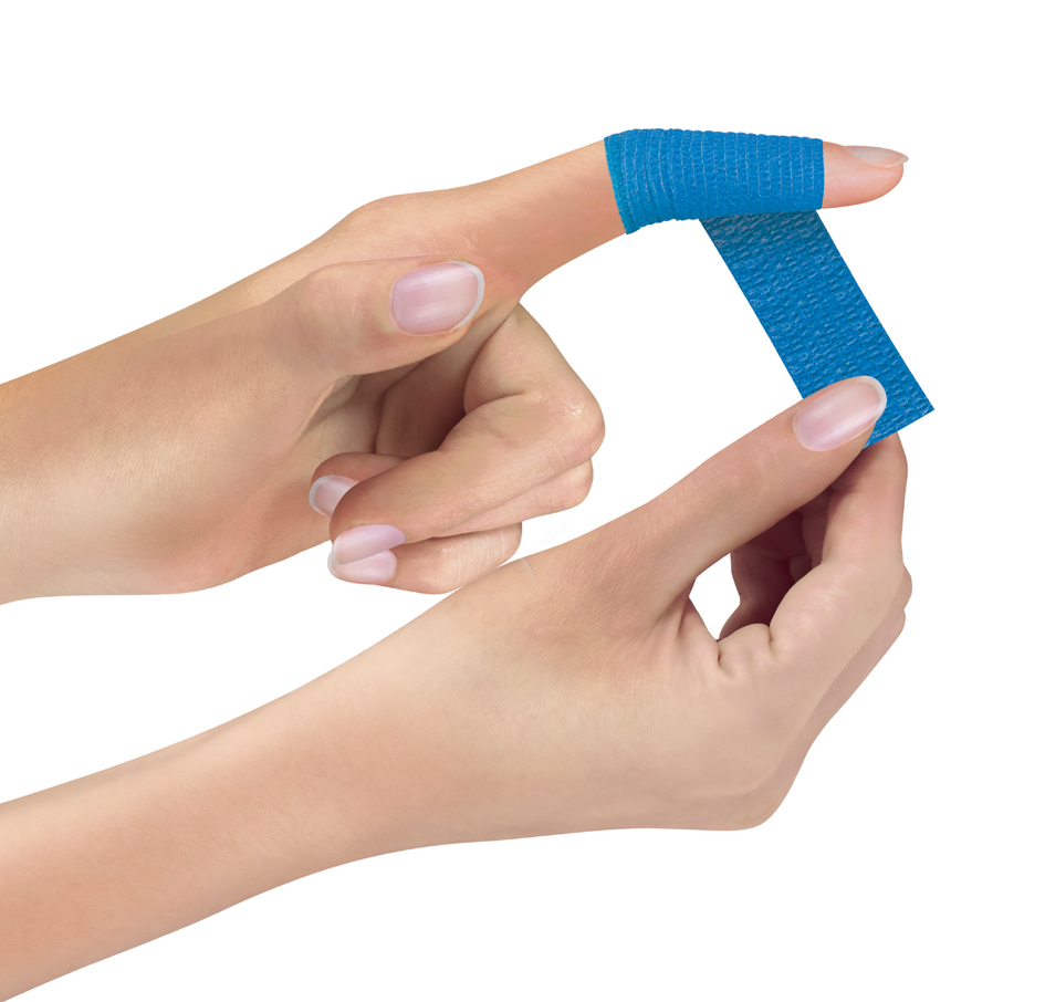 Lifemed Pflasterverband, selbsthaftend, blau, 9er von lifemed