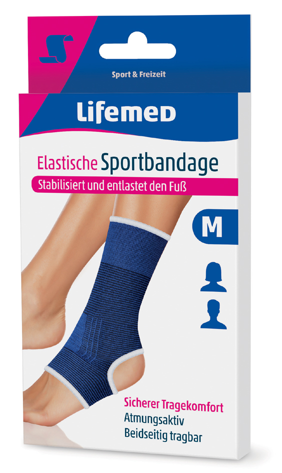 Lifemed Sportbandage , Fußgelenkschutz, , Größe: L von lifemed