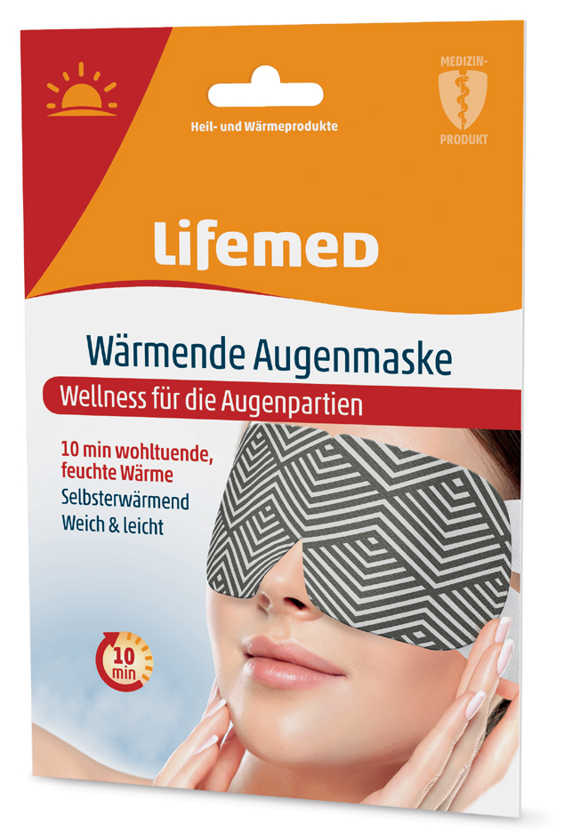 Lifemed Wärmende Augenmaske, selbsterwärmend von lifemed