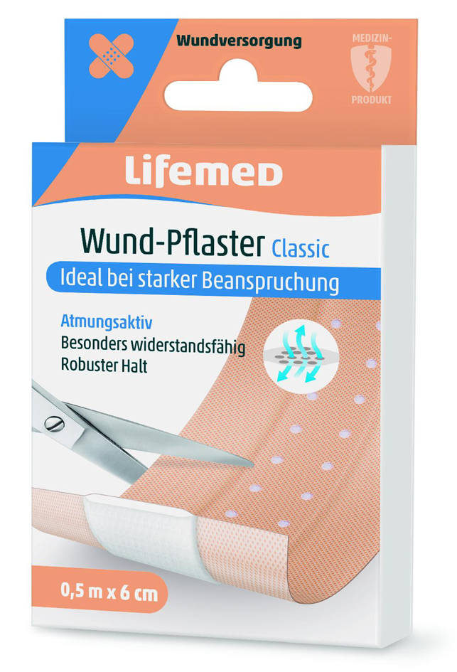 Lifemed Wund-Pflaster , Classic, , hautfarben, 500 mm x 60 mm Lifemed Wund-Pflaster , Classic, , hautfarben, 500 mm x 60 mm von lifemed