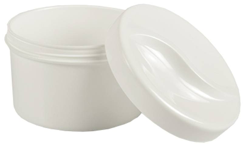 Lifemed Zahnprotesenbecher, 300 ml, weiß von lifemed