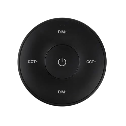 LIGHTEU®, Miboxer 2,4 GHz mini Panel Fernbedienung mit Magnethalterung Farbtemperatur Helligkeit dimmbar für CCT Glühbirnen und Controller, K2S-B von lighteu