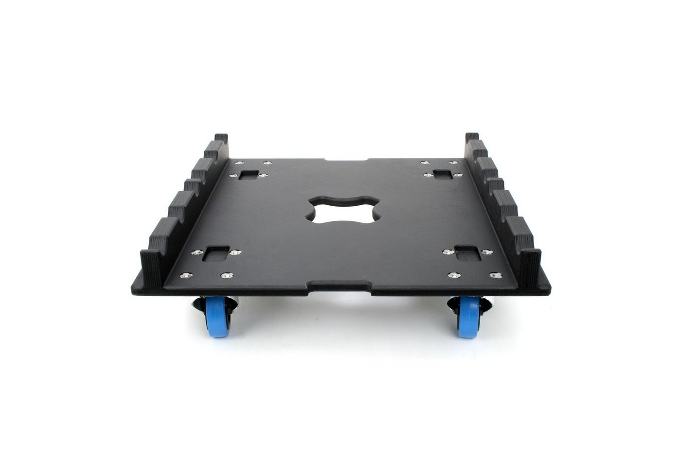 lightmaXX Lampenstativ (Truss Rollbrett 600 x 600 100mm Rollen,blau,18mm MP-Holz) von lightmaXX
