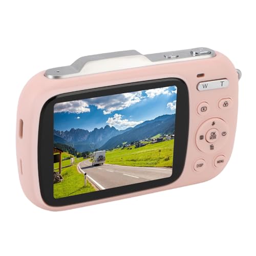 80MP 5K Digitalkamera, 18x Zoom, für die Webcam -Fotografie (Rosa) von lihsong
