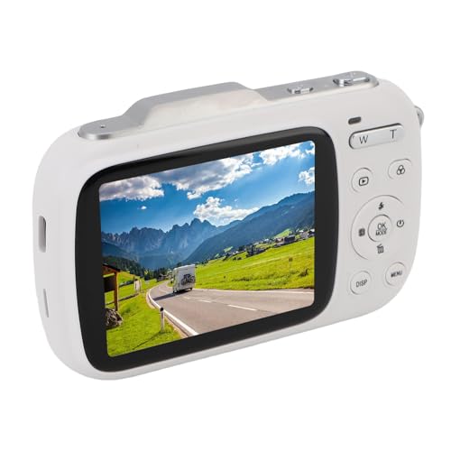 80MP 5K Digitalkamera, 18x Zoom, für die Webcam -Fotografie (Weiß) von lihsong