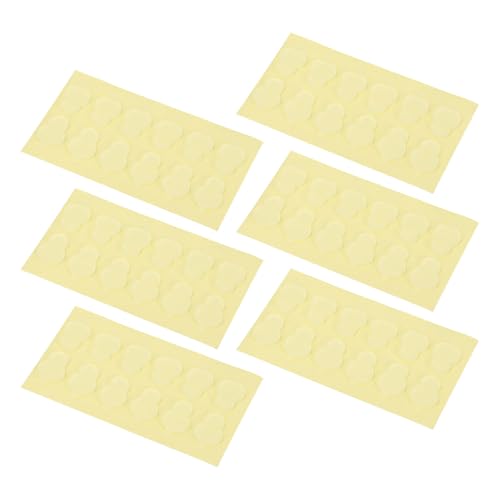 Löschen von Klebeband, Puppe 240 PCs Figuren Wasserabnehmbar, Doppelseitiger Klebstoff -Klebstoff -Pad, 18x14x1,5 Mm für Postkarten, Luftballons, Autozubehör, Telefonkoffer von lihsong