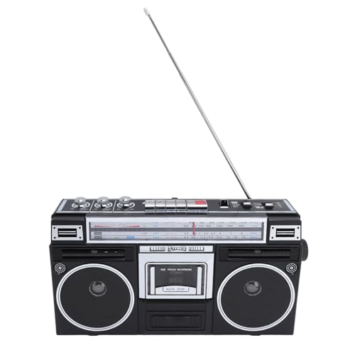 Vintage -Kassetten -Player -Kassettenrekorder mit, Retro Radio FM MW SW für Home Outdoor (EU -Stecker) von lihsong