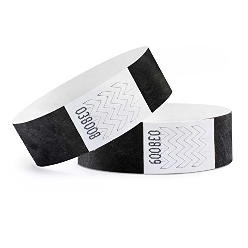 linie zwo ®, 100 Stück Einlassbänder Tyvek ® 19 x 254 mm, Schwarz von linie zwo