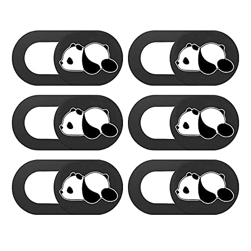 Webcam Abdeckung,6 Stück Kamera Abdeckung Laptop Zubehör,Ultradünne Webcam-Abdeckungsfolie für Laptop,iPad,MacBook,PC-Panda pattern von linvshi shop