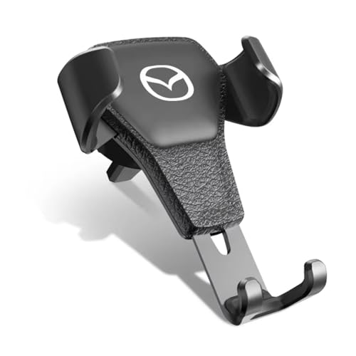 lioidres Handyhalterung Auto, für Mazda CX-9 Hybrid 2020-2025 Rutschfester Handyhalter PKW Lüftung Schwerkraft Handy Autohalterung KFZ Handyhalter,A Black von lioidres