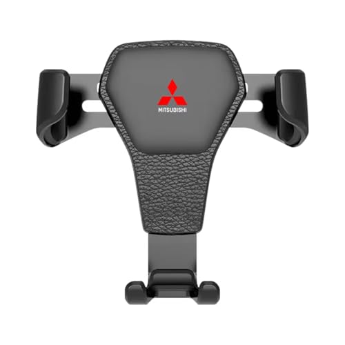 lioidres Handyhalterung Auto, für Mitsubishi ASX 2012-2025 Rutschfester Handyhalter PKW Lüftung Schwerkraft Handy Autohalterung KFZ Handyhalter,C Black Red von lioidres