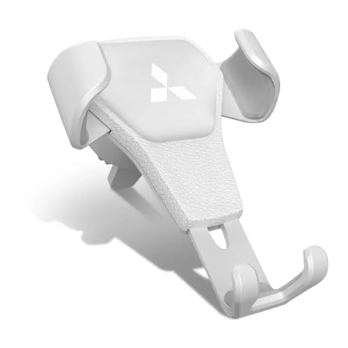 lioidres Handyhalterung Auto, für Mitsubishi Lancer Evolution X 2020 Rutschfester Handyhalter PKW Lüftung Schwerkraft Handy Autohalterung KFZ Handyhalter,B White von lioidres