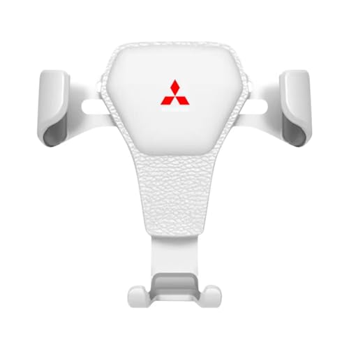 lioidres Handyhalterung Auto, für Mitsubishi Southeast Meizhi V5 Rutschfester Handyhalter PKW Lüftung Schwerkraft Handy Autohalterung KFZ Handyhalter,D White Red von lioidres