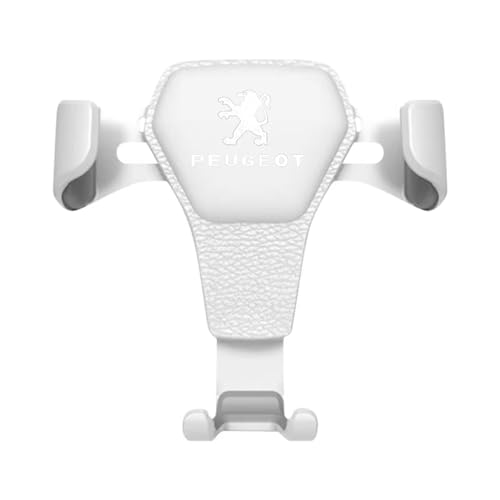 lioidres Handyhalterung Auto, für Peugeot 308 SW 2021 Rutschfester Handyhalter PKW Lüftung Schwerkraft Handy Autohalterung KFZ Handyhalter,B White von lioidres